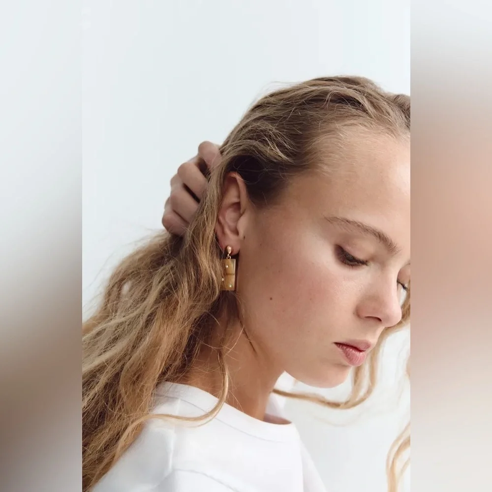 Zara domino piece earring New no tags
